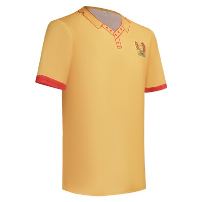 Mouthwashing Swansea Men Yellow Polo Shirt Party Cosplay Costume Halloween Carnival