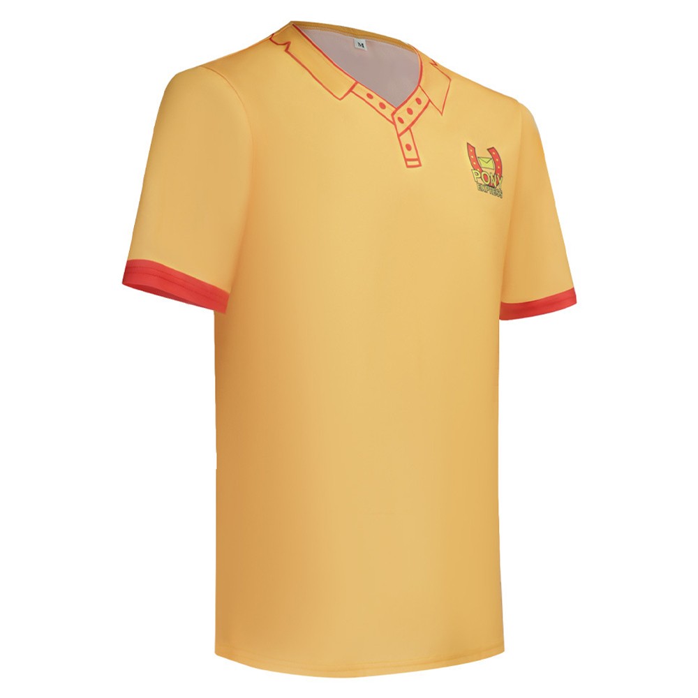 Mouthwashing Swansea Men Yellow Polo Shirt Party Cosplay Costume Halloween Carnival