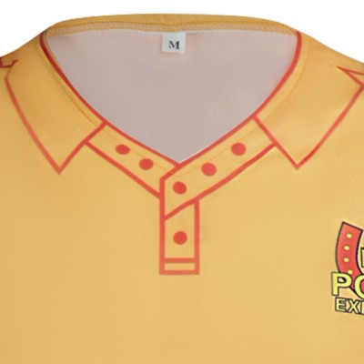 Mouthwashing Swansea Men Yellow Polo Shirt Party Cosplay Costume Halloween Carnival