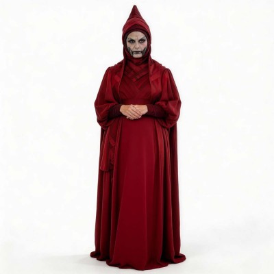 Mother Talzin Women Red Robe Cosplay Costume Halloween Carnival Outfit