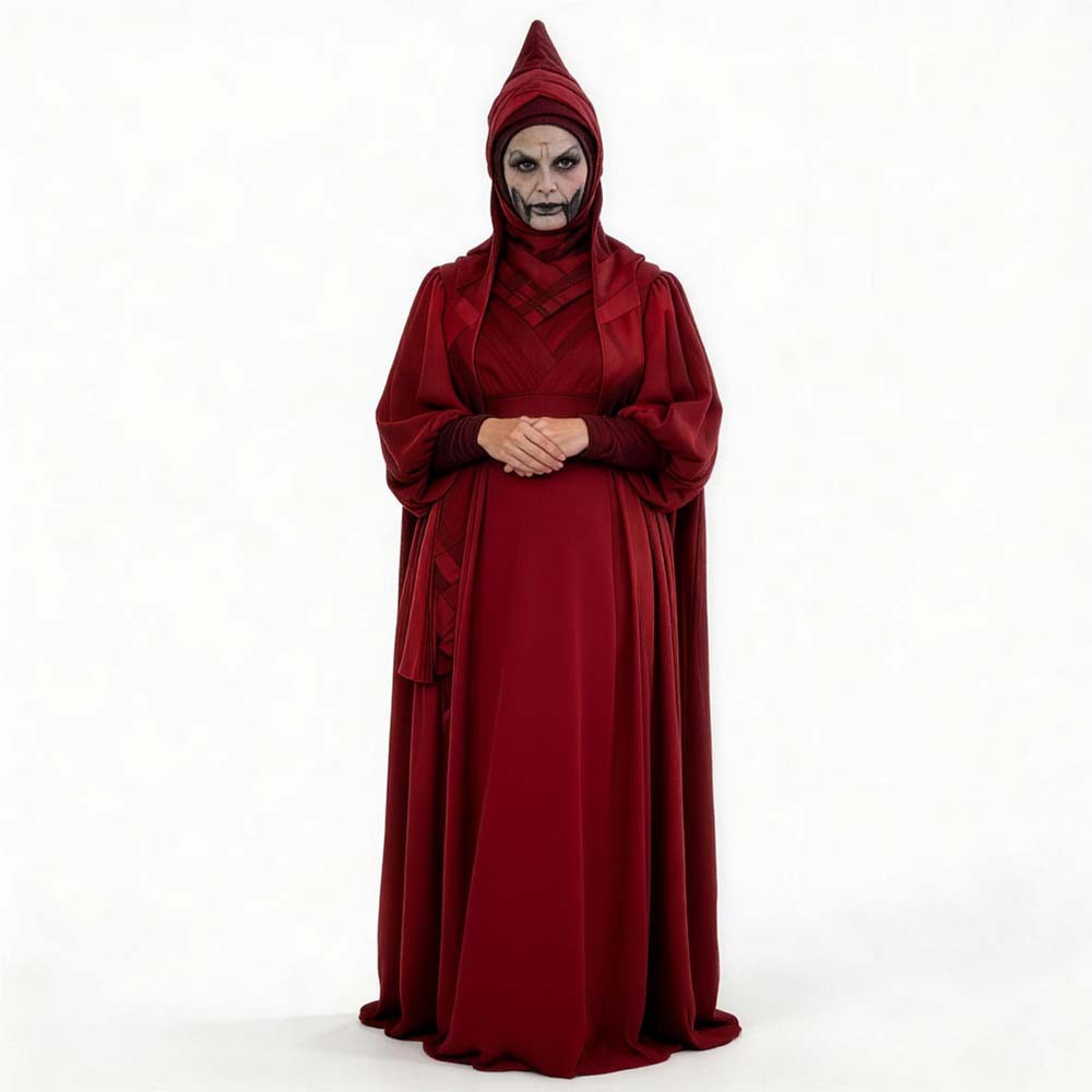 Mother Talzin Women Red Robe Cosplay Costume Halloween Carnival Outfit
