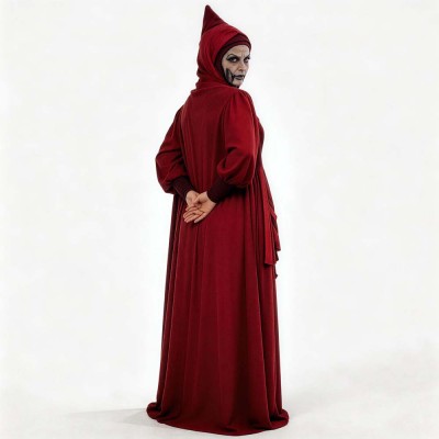 Mother Talzin Women Red Robe Cosplay Costume Halloween Carnival Outfit