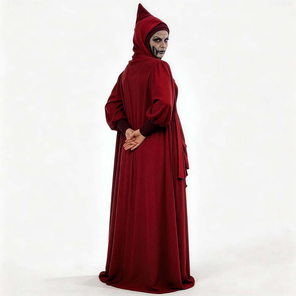 Mother Talzin Women Red Robe Cosplay Costume Halloween Carnival Outfit