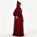 Mother Talzin Women Red Robe Cosplay Costume Halloween Carnival Outfit