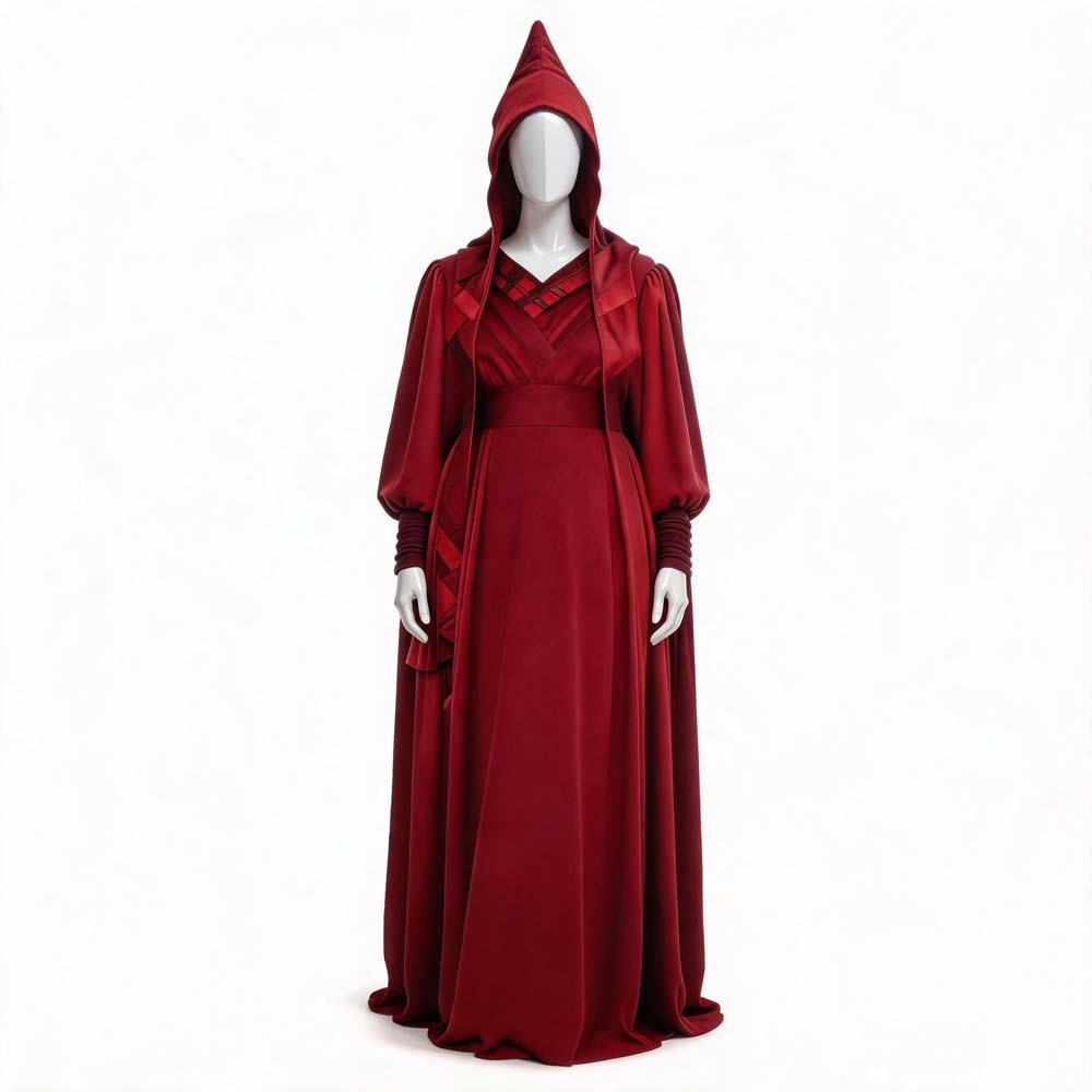 Mother Talzin Women Red Robe Cosplay Costume Halloween Carnival Outfit