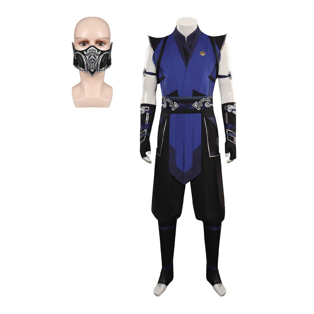 Mortal Kombat Sub-Zero Suit Cosplay Costume Halloween Carnival Outfit