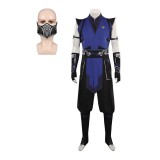 Mortal Kombat Sub-Zero Suit Cosplay Costume Halloween Carnival Outfit