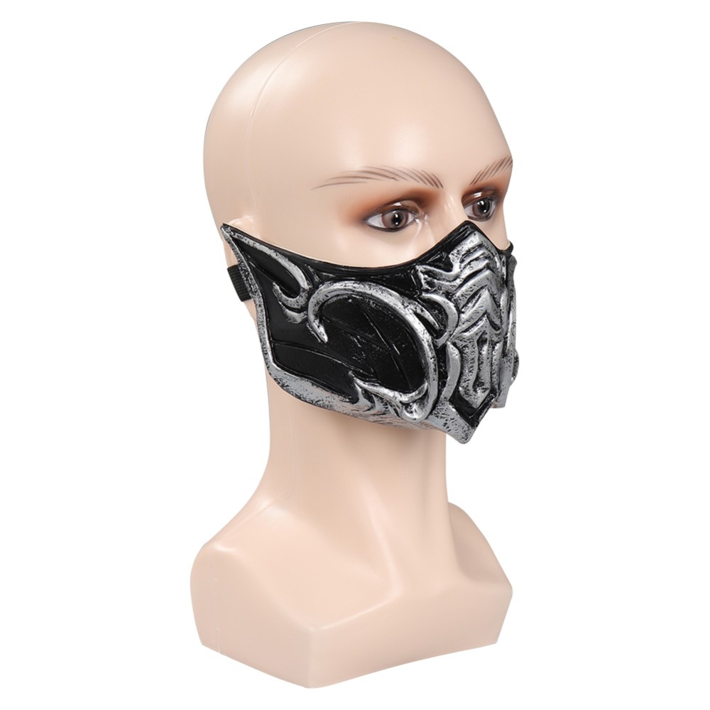 Masque Sub-Zero Mortal Kombat Masques en latex Casque Accessoires Cosplay Costume Halloween Carnaval