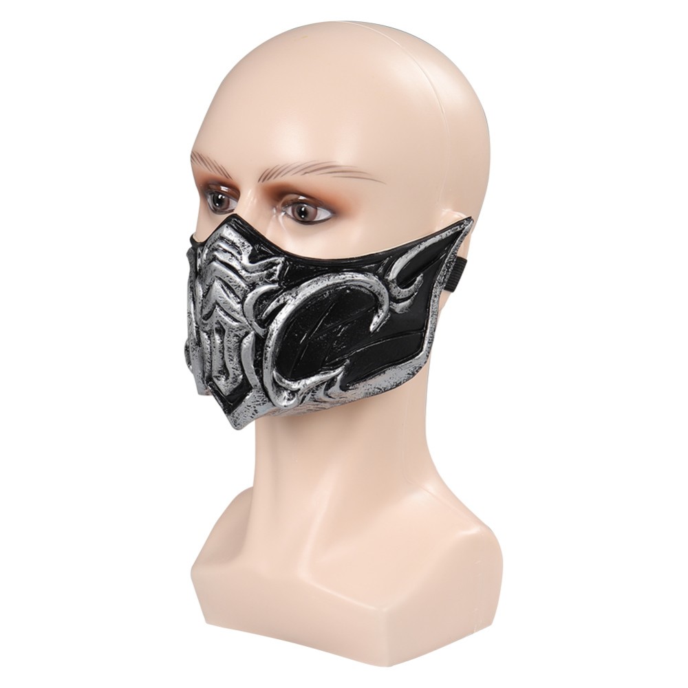 Masque Sub-Zero Mortal Kombat Masques en latex Casque Accessoires Cosplay Costume Halloween Carnaval