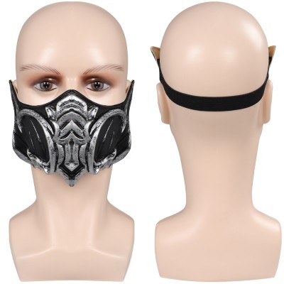 Masque Sub-Zero Mortal Kombat Masques en latex Casque Accessoires Cosplay Costume Halloween Carnaval