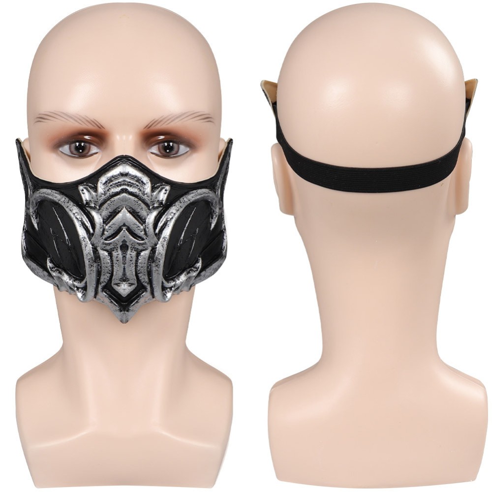 Masque Sub-Zero Mortal Kombat Masques en latex Casque Accessoires Cosplay Costume Halloween Carnaval