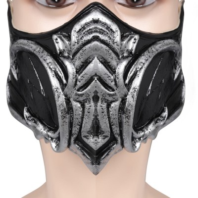 Masque Sub-Zero Mortal Kombat Masques en latex Casque Accessoires Cosplay Costume Halloween Carnaval