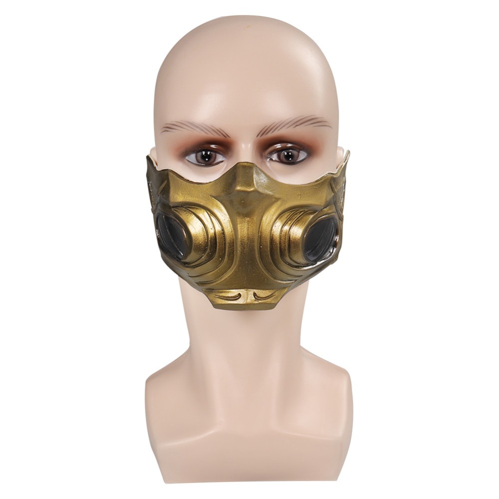 Masque de Scorpion Mortal Kombat Masques en latex Casque Accessoires Cosplay Costume Halloween Carnaval