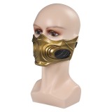 Masque de Scorpion Mortal Kombat Masques en latex Casque Accessoires Cosplay Costume Halloween Carnaval