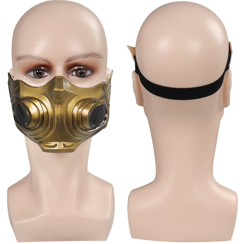 Masque de Scorpion Mortal Kombat Masques en latex Casque Accessoires Cosplay Costume Halloween Carnaval