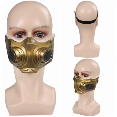 Masque de Scorpion Mortal Kombat Masques en latex Casque Accessoires Cosplay Costume Halloween Carnaval