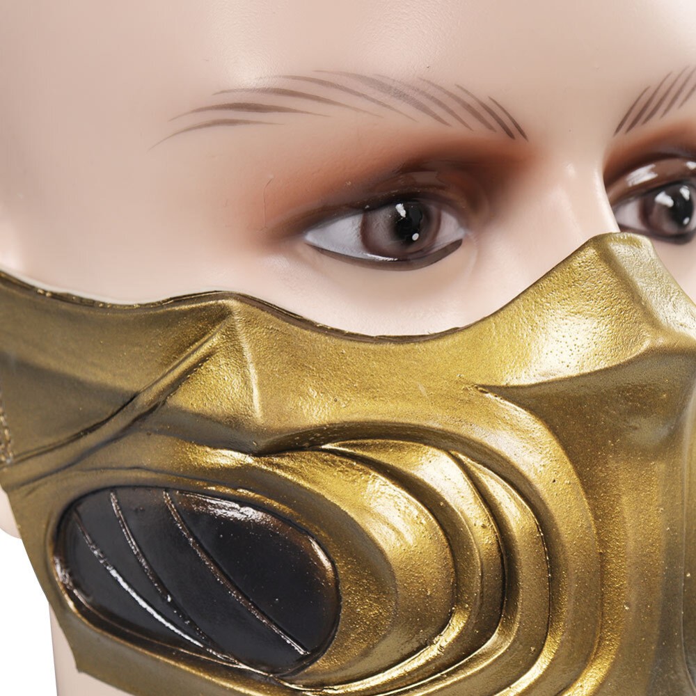 Masque de Scorpion Mortal Kombat Masques en latex Casque Accessoires Cosplay Costume Halloween Carnaval