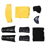 Costume de fête cosplay de ninja classique jaune Scorpion Mortal Kombat pour Halloween et carnaval