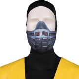 Costume de fête cosplay de ninja classique jaune Scorpion Mortal Kombat pour Halloween et carnaval