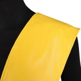 Costume de fête cosplay de ninja classique jaune Scorpion Mortal Kombat pour Halloween et carnaval
