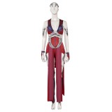 Mortal Kombat Nitara Robe Avec Accessoires Ensemble Complet Costume Cosplay Halloween Carnaval Tenue
