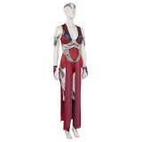 Mortal Kombat Nitara Robe Avec Accessoires Ensemble Complet Costume Cosplay Halloween Carnaval Tenue