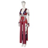 Mortal Kombat Nitara Robe Avec Accessoires Ensemble Complet Costume Cosplay Halloween Carnaval Tenue