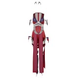 Mortal Kombat Nitara Robe Avec Accessoires Ensemble Complet Costume Cosplay Halloween Carnaval Tenue