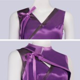 Mortal Kombat Mileena Costume de Cosplay Femme Violet Tenue de Halloween Carnaval