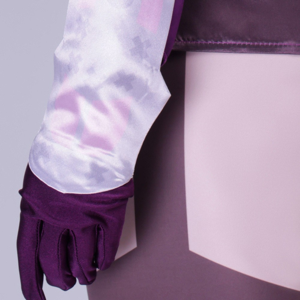 Mortal Kombat Mileena Costume de Cosplay Femme Violet Tenue de Halloween Carnaval