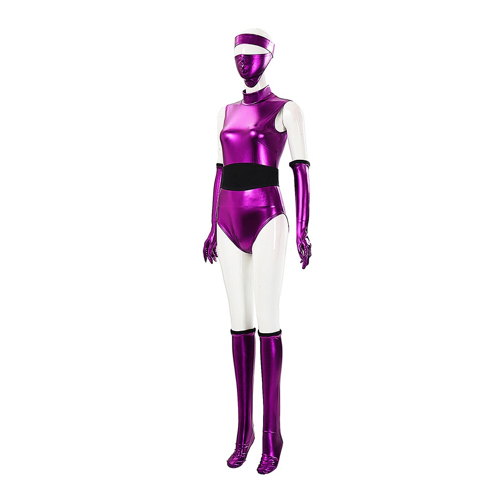 Mortal Kombat Mileena Women Purple Cosplay Costume Halloween Carnival Outfit