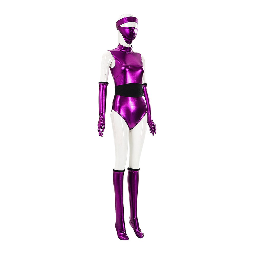 Mortal Kombat Mileena Women Purple Cosplay Costume Halloween Carnival Outfit