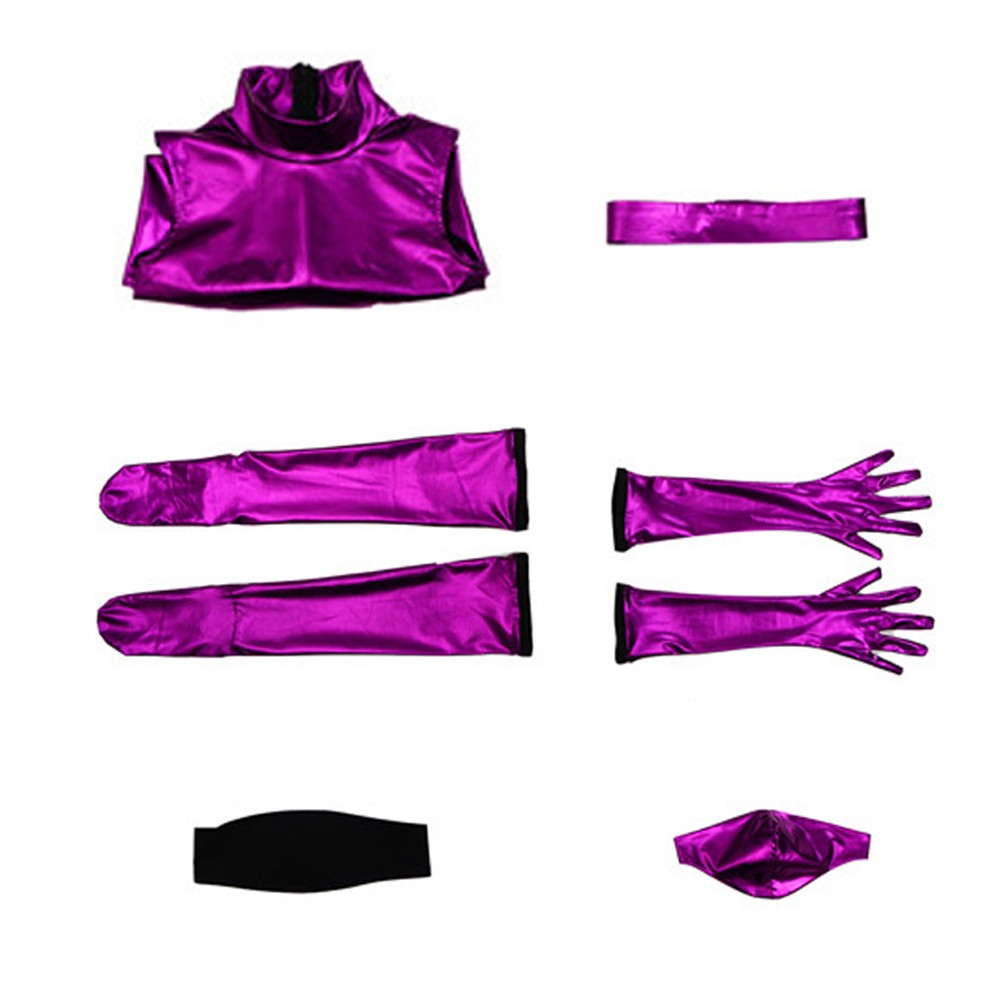 Mortal Kombat Mileena Women Purple Cosplay Costume Halloween Carnival Outfit