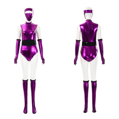 Mortal Kombat Mileena Women Purple Cosplay Costume Halloween Carnival Outfit