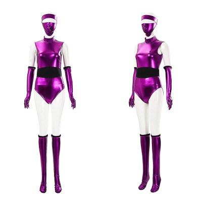 Mortal Kombat Mileena Women Purple Cosplay Costume Halloween Carnival Outfit