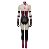 Mortal Kombat Mileena Costume de Cosplay Femme en Costume Violet pour Halloween et Carnaval