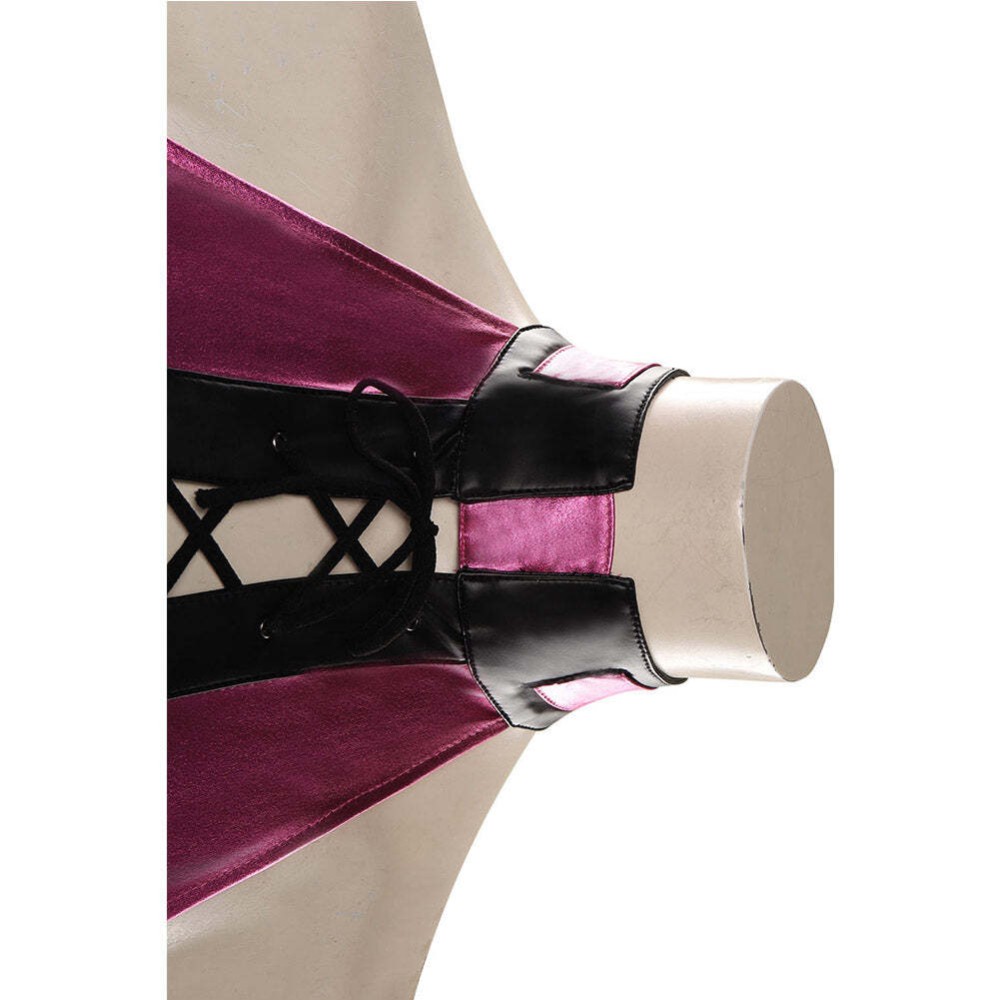 Mortal Kombat Mileena Costume de Cosplay Femme en Costume Violet pour Halloween et Carnaval