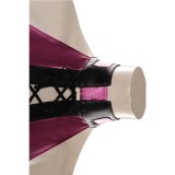 Mortal Kombat Mileena Costume de Cosplay Femme en Costume Violet pour Halloween et Carnaval