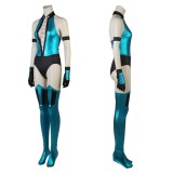 Mortal Kombat KITANA Women Blue Bikini Set Cosplay Costume Halloween Carnival