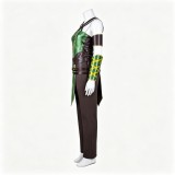 Costume de cosplay pour femmes Jade de Mortal Kombat, tenue de carnaval d'Halloween verte