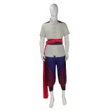 Costume de cosplay Gray de Liu Kang, Dieu du Feu, pour Halloween et carnaval Mortal Kombat