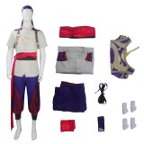 Costume de cosplay Gray de Liu Kang, Dieu du Feu, pour Halloween et carnaval Mortal Kombat