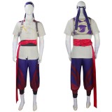 Costume de cosplay Gray de Liu Kang, Dieu du Feu, pour Halloween et carnaval Mortal Kombat