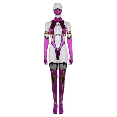 Mortal Kombat 9 Mileena Costume de Cosplay Sexy Jumpsuit Halloween Carnaval