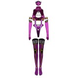 Mortal Kombat 9 Mileena Costume de Cosplay Sexy Jumpsuit Halloween Carnaval