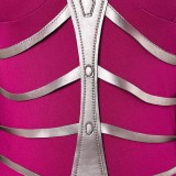 Mortal Kombat 2 Sindel Costume de Cosplay Femme Robe Violette Tenue Halloween Carnaval