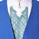 Mortal Kombat 2 Lord Raiden Men Blue Set Party Cosplay Costume Halloween Carnival Outfit