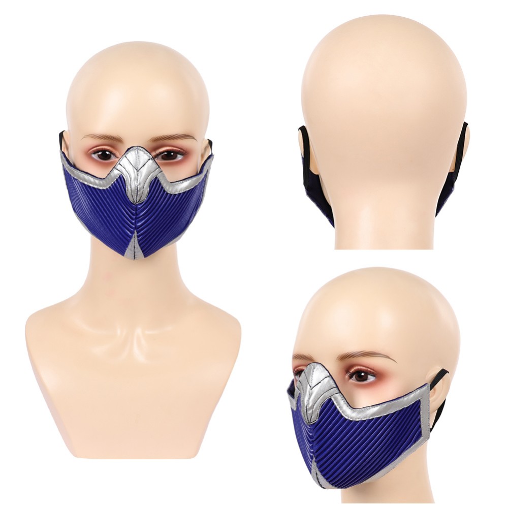 Mortal Kombat 2 Kitana Mask Accessories Cosplay Costume Halloween Carnival