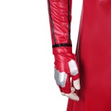 Mortal Kombat 2 Kenshi Takahashi Costume de Cosplay en Cuir Rouge Tenue de Halloween Carnaval