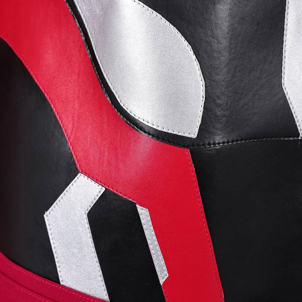 Mortal Kombat 2 Kenshi Takahashi Costume de Cosplay en Cuir Rouge Tenue de Halloween Carnaval